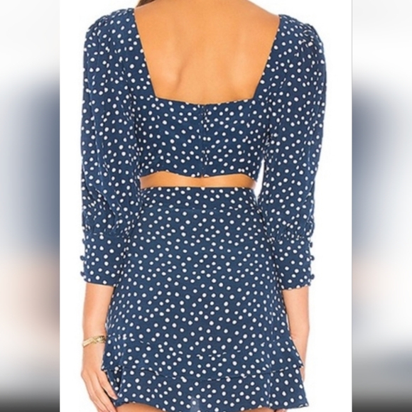 For Love & Lemons X Revolve Polka Dot Summer Skirt Set - Picture 2 of 7